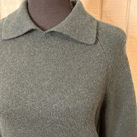 Frame Le Side Tie Crop Sweater, size medium.  Some light pilling (see pictures). - Picture 2 of 7